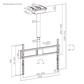Wolff Mount TVB-153 tv ceiling mount – product view