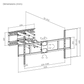 Ultra Heavy-Duty Full Motion TV Wall Mount | TVB-144