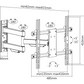 Wolff Mount TVB-77 tv wall mount – technical drawing