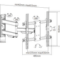 Wolff Mount TVB-05 tv wall mount – technical drawing