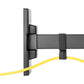 Wolff Mount TVB-102 full-motion TV wall mount – cable routing detail