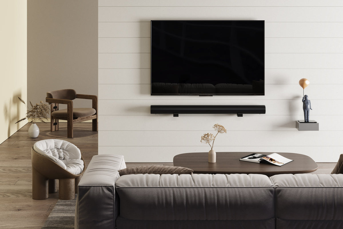 Wolff Mount TVB-84 soundbar bracket – installation example
