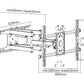 Wolff Mount TVB-78 full-motion TV wall mount – technical drawing and dimensions