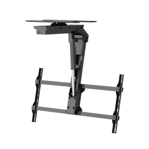 Grand support de plafond TV rabattable et pivotant intelligent pour joints de plafond en bois | TVB-107
